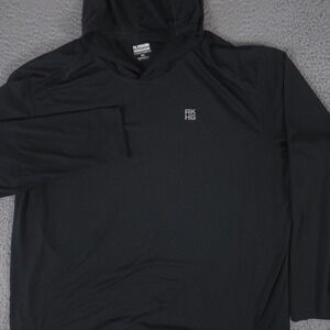 Alaskan Hardgear Hoodie Mens 3XL Black Tun-Dry Standard Fit Lightweight Outdoor